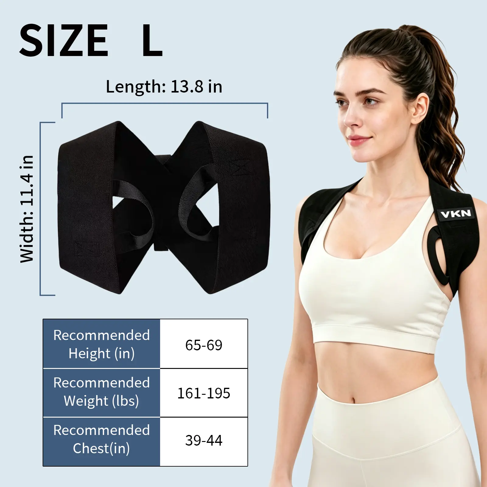 L(161-195lb）