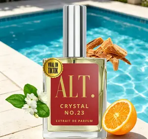 ALT. FRAGRANCES Crystal No. 23 – Extrait de Parfum, Inspired by Baccarat Rouge 540, Unisex Fragrance with Jasmine, Amberwood & Cedar, Long-Lasting Scent, 60ml