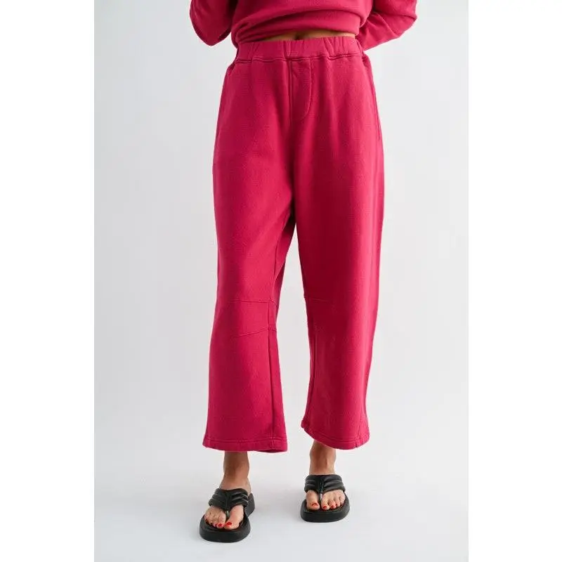 Malibu Barrel Pants Plum Pink