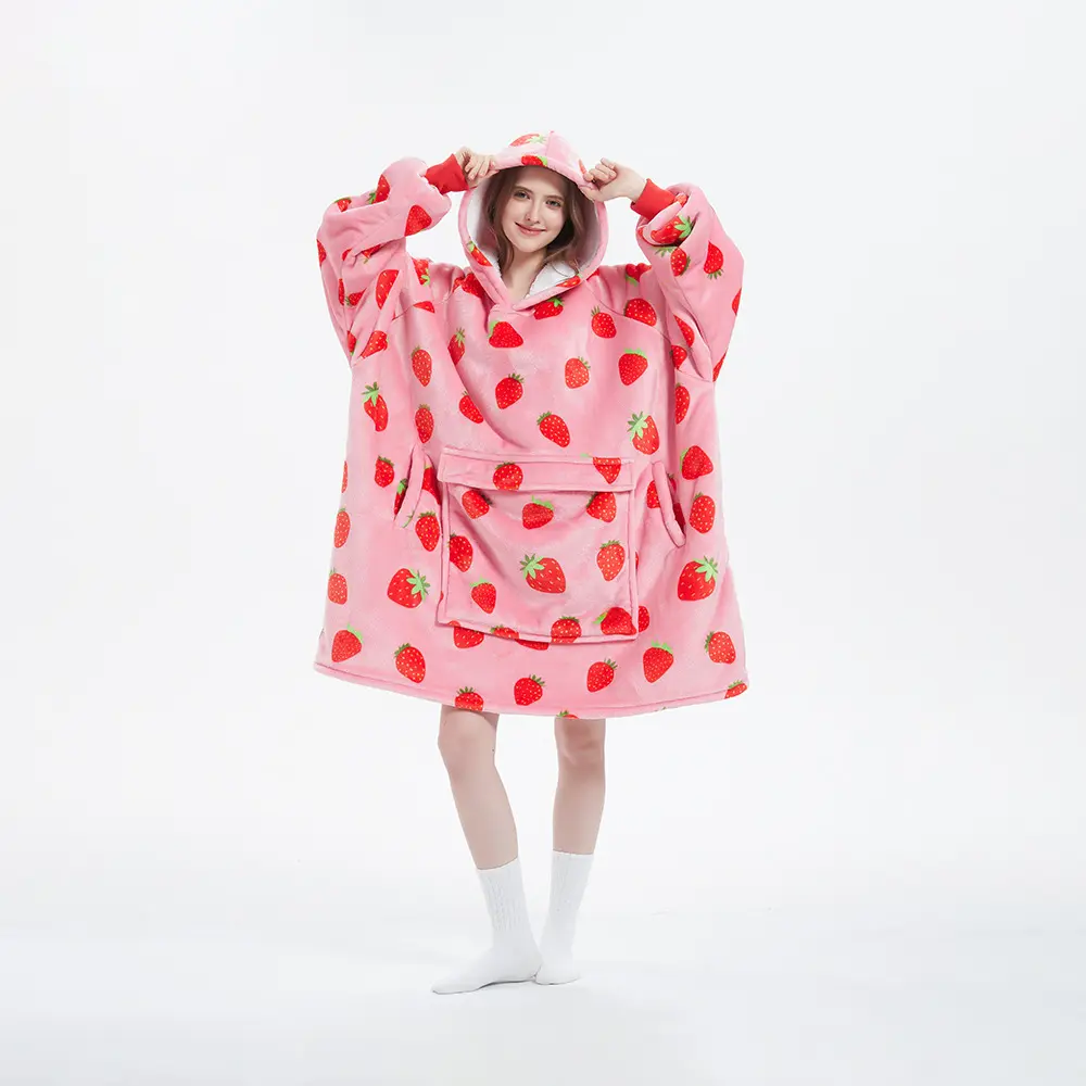 Strawberry in foundation make up