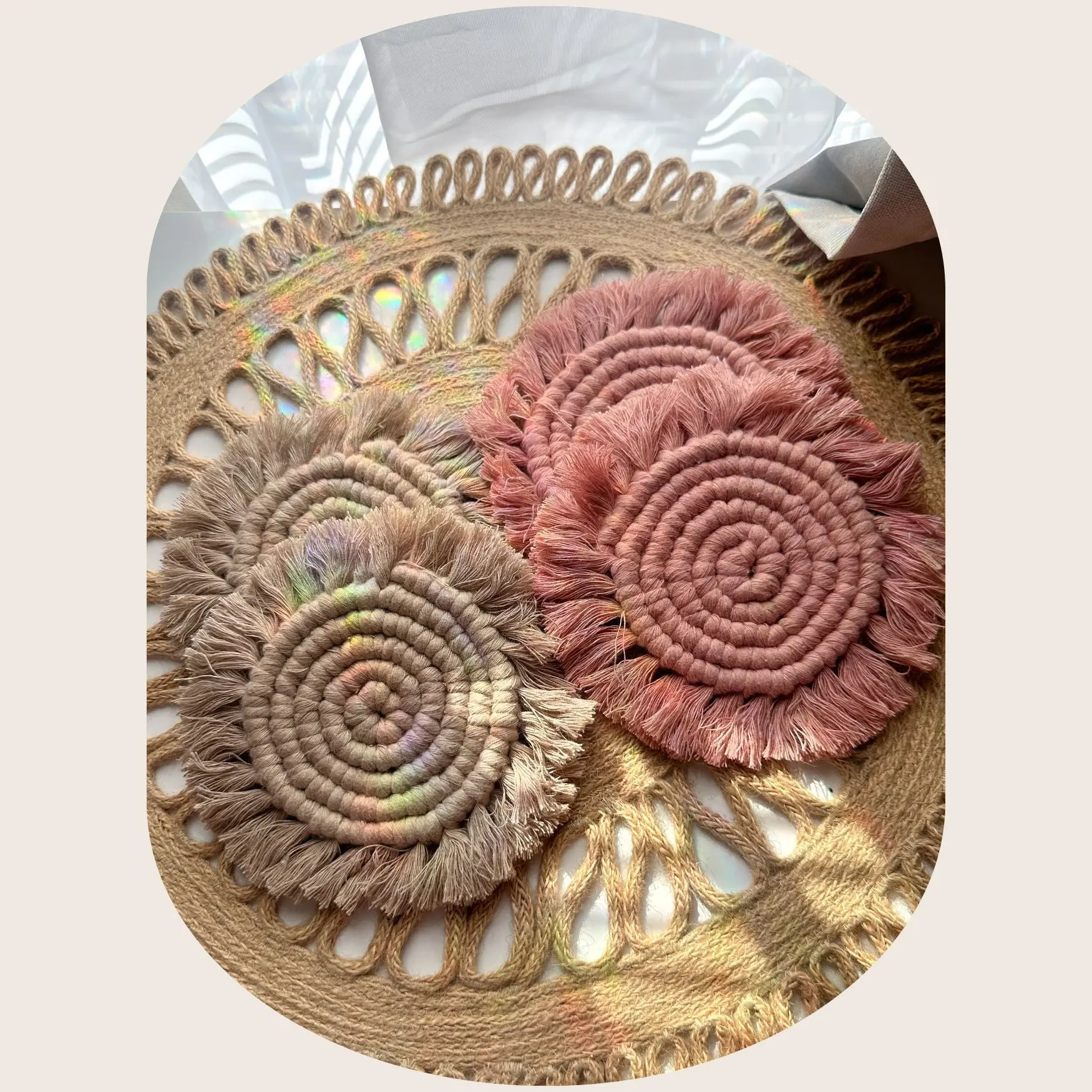 Macrame Coaster