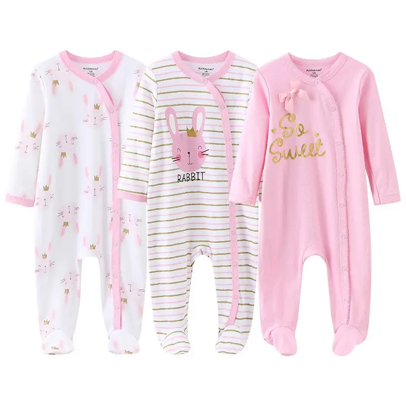 Newborn Baby Clothing Soft And Comfortable 3-piece Combination Package Autumn And Winter Long Sleeved Jumpsuit For boys and girls Baby Romper