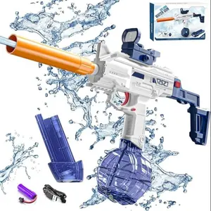 Rechargeable Large Electric Water Gun Toy, Unisex Summer Party Outdoor Pool Beach Toy, Lithium Battery Included, Perfect Summer Gift