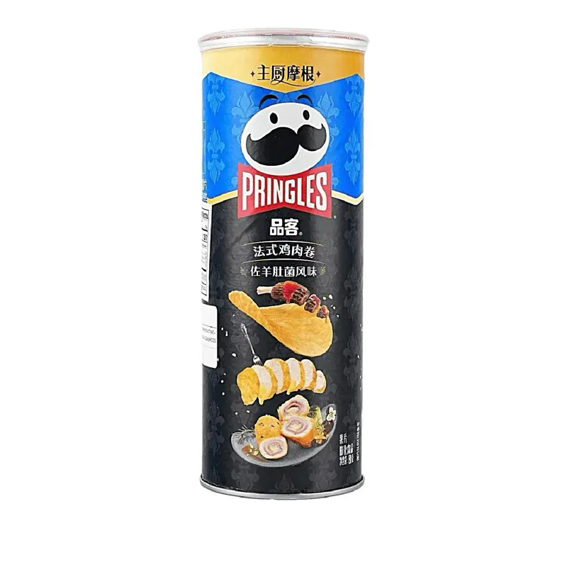 Pringles Premium French Chicken & Morel Twisters Snack - 1 Can (2.82 Oz), From Thailand