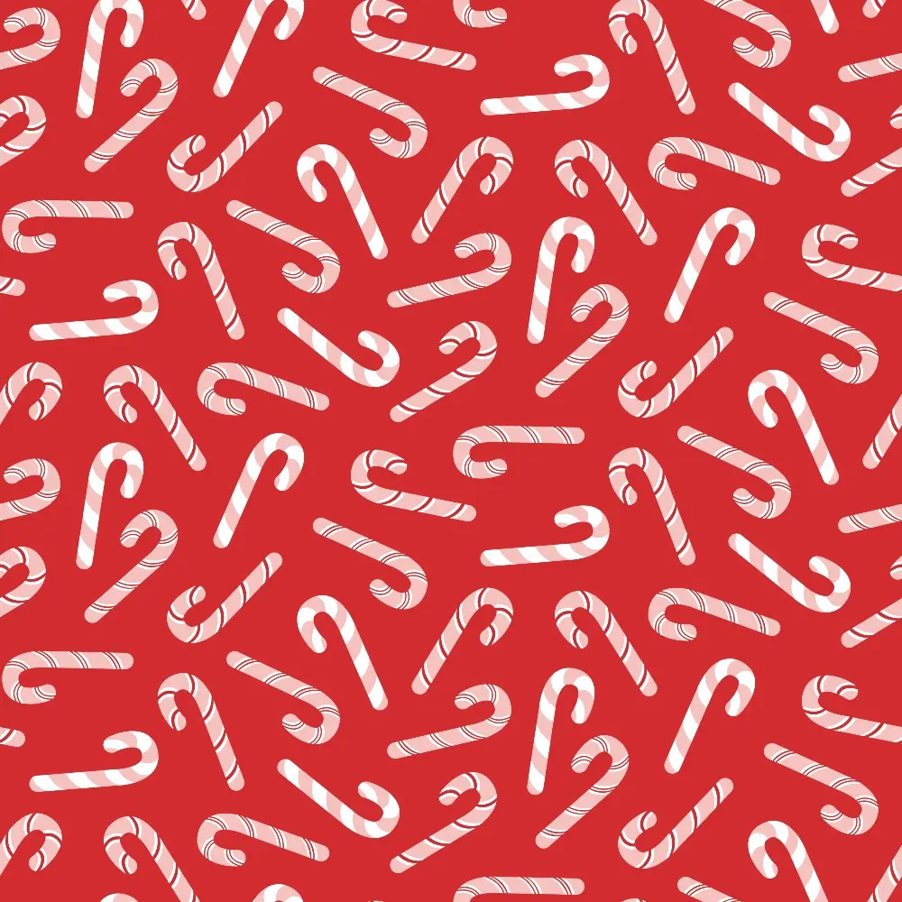 Christmas Treats Candy Pattern 2 Quilting Cotton Fabric