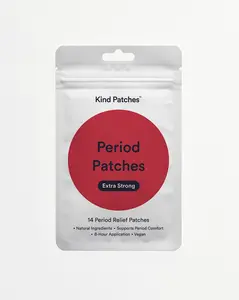 Kind Patches, Period Patches Extra Strong, 14 Period Relief Patches: Natural ingredient, Support Period Comfort, 8 Hour Application