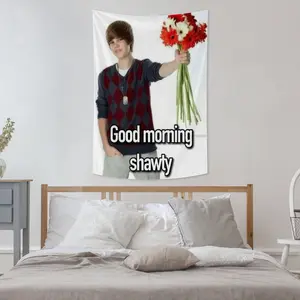 Babe Cave Meme Gibby Funny Man Cave Wall Flag Meme Tapestry Bedroom, Youth Dormitory, Living Room, Wall Decoration