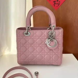Pre-owned Dior Leather Shoulder Bags Lady dior