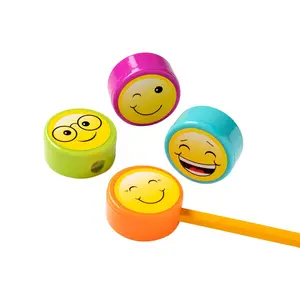 Smile Face Pencil Sharpeners - 12 Pc.