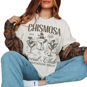Chismosa Social Club Shirt Latina Chisme Tee Mexicana Gift Latinx Funny Tshirt Hispanic Trendy Latina Clothes Mexican Fashion Tee Cafecito TShirt Graphic Tee