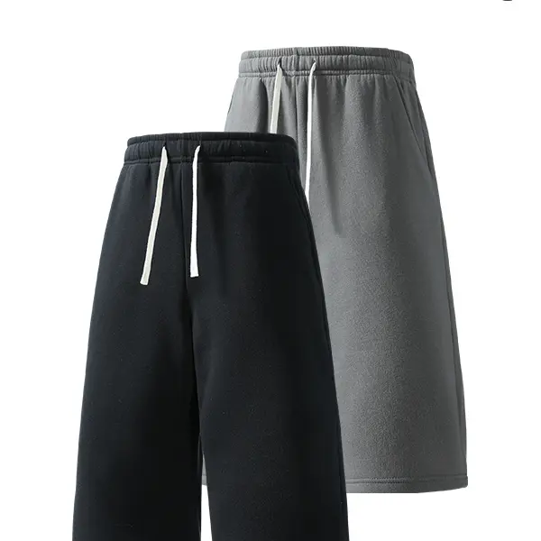 2-pack men’s summer casual athletic shorts, 7/8 length, loose straight fit, skin-friendly breathable fabric