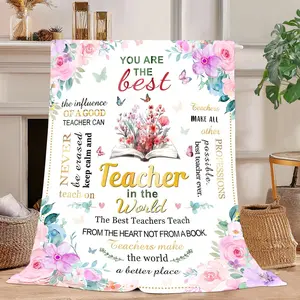 Cozy Body-Warming Throw Blanket for Women Teachers, Thank You Appreciation Gift for Christmas & End of Year (Pink), Throw Blankets, Body-Warming Blankets