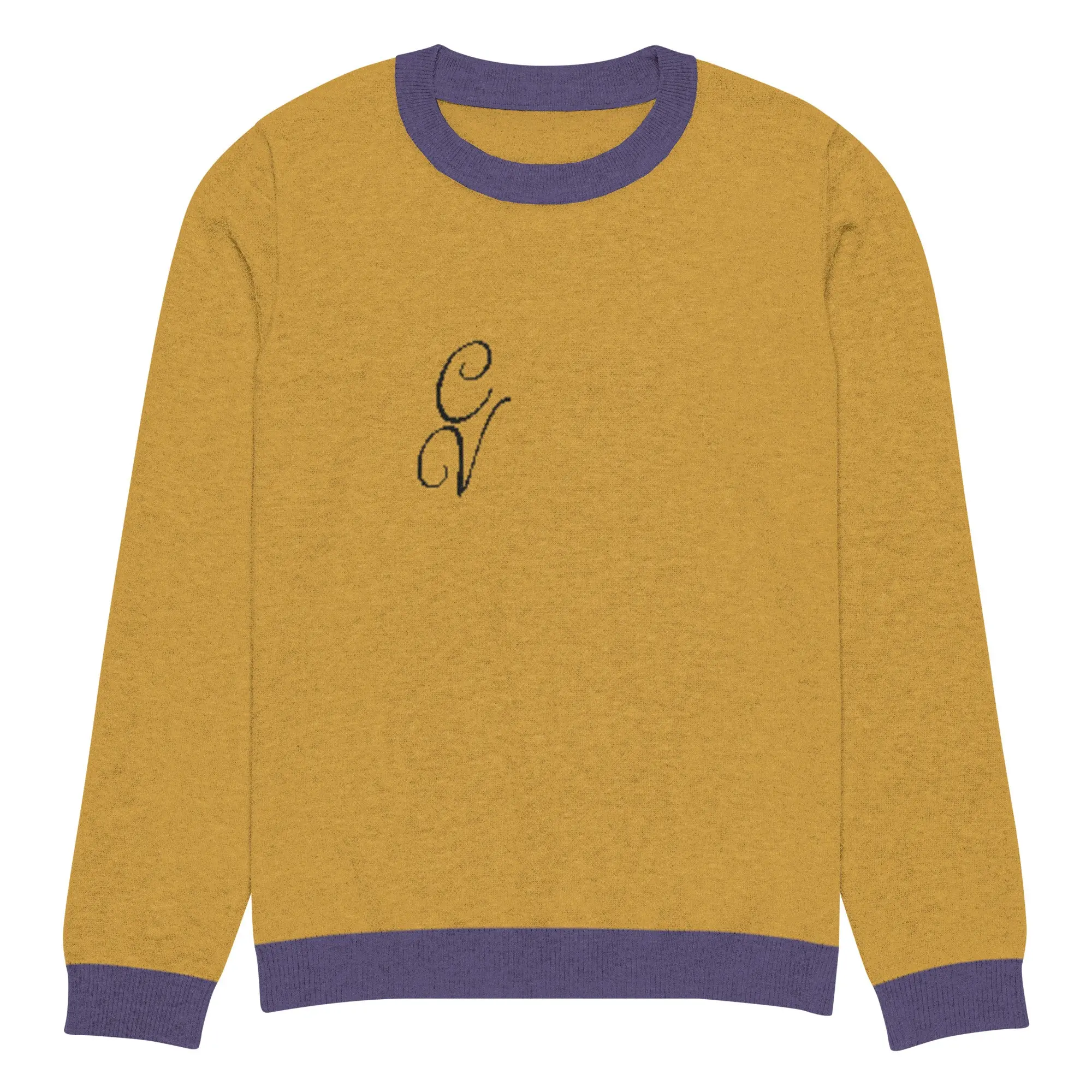 Culture Vulture - Knitted crew neck sweater