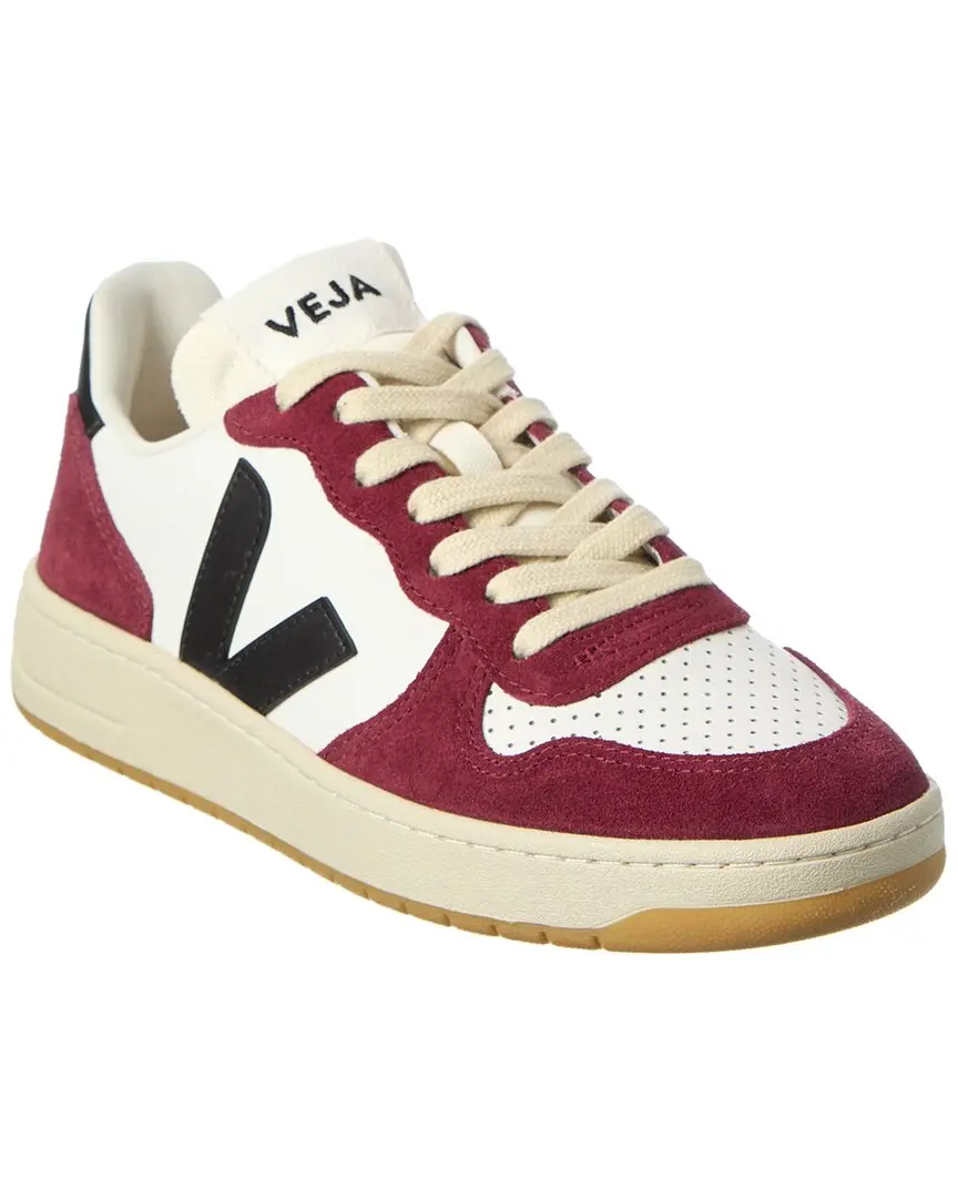 VEJA V-10 Prime Suede & Leather Sneaker