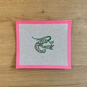 Shrimp Cocktail Needlepoint Canvas