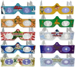 3D Christmas Glasses - 10 Pack Holiday Specs - Hologram Holiday Images Trust Companies LLC