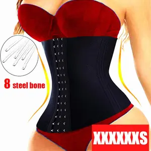 XXXXXXS Corset Slimming Waist Trainer Modeling Belt Women Dress Underwear Body Shaper Waist Cincher 8 Steel Bone Girls Shapewear