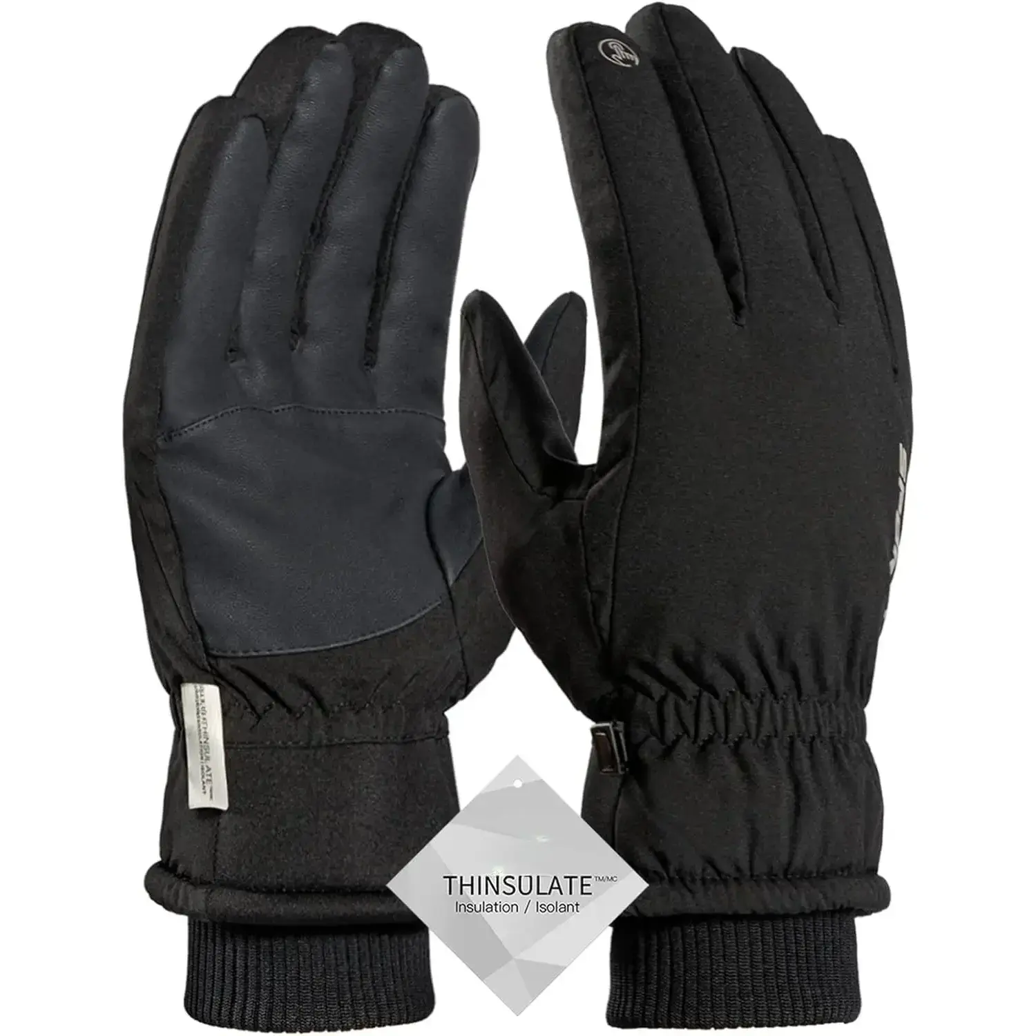 Winter Gloves for Men Warm: 3M Thinsulate -20℉ Windproof Waterproof Ski Women Glove with Touchscreen Thermal Lining Anti-Slip for Work Cycling Motorcycle Snowboarding