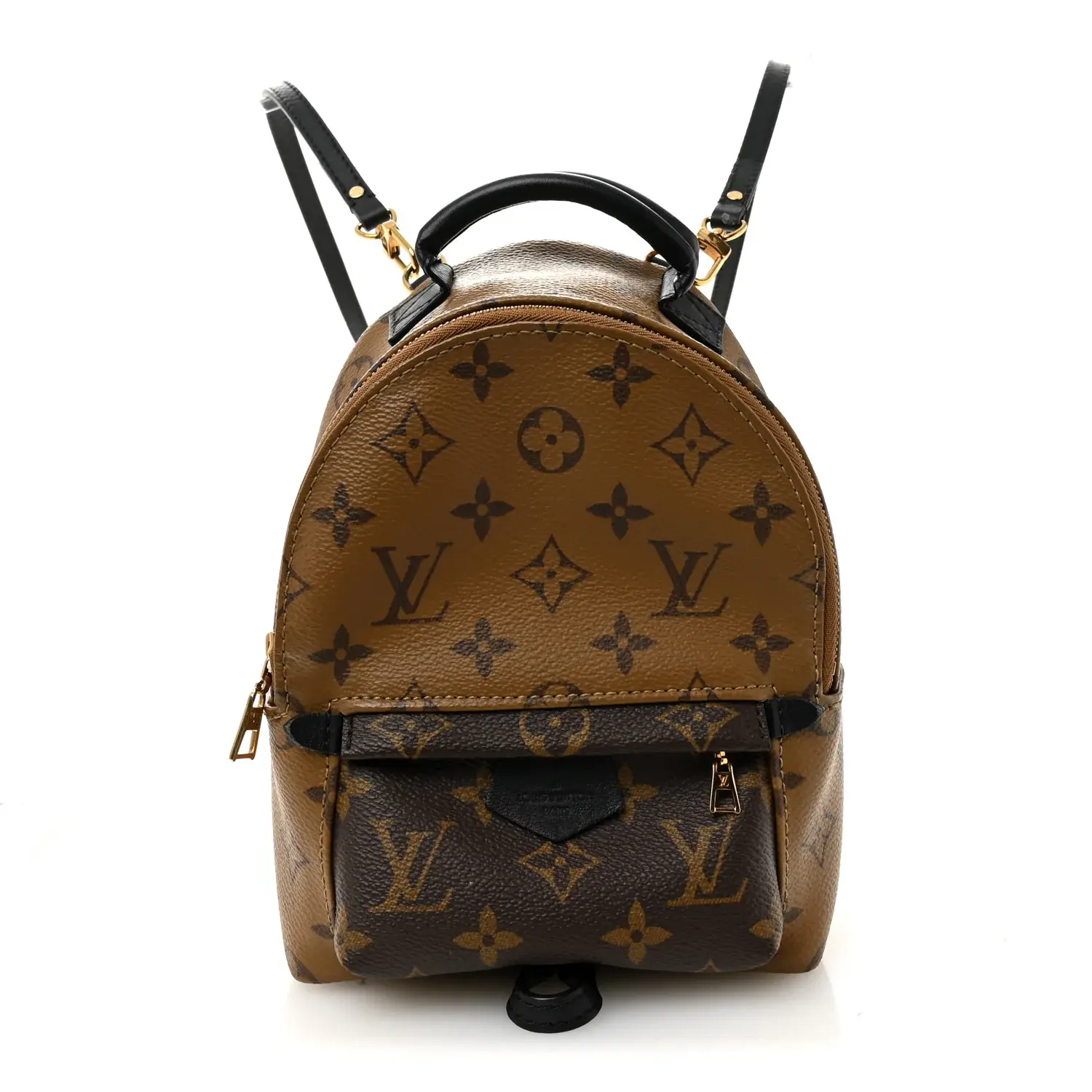 Pre-owned Louis Vuitton Leather Backpacks Reverse Monogram Palm Springs Backpack Mini