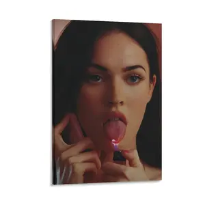 Megan Fox Poster from Jennifer's Body. Horror Movie Poster. Canvas Wall Art. Picture Print Painting. Home Wall Decor. Poster Canvas Wall Art For Bedroom Decor Bar Office Room Decor Gift