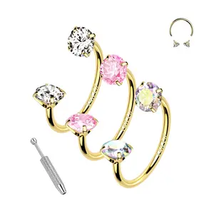 Single-Piece Trendy Multi-Layer Ear Cuff - Stylish Non-Pierced Ear Jewelry for Daily & Party Looks - Charming Crystal Ear Accessory for Fashionable Outfits - Eye-Catching Ear Adornment for Trendy Styling