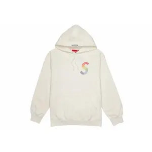Supreme Men's Swarovski S Logo Hooded Sweatshirt White, from StockX