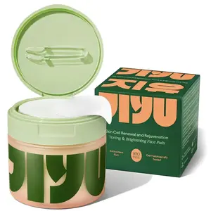 Jiyu Daily Glow Pads - 100 Count, Gentle Face Care Pads for a Fresh & Smooth Skincare Routine 2. Jiyu Facial Toning Pads - 100 Count, Daily Skin Care Pads for Soft, Clean & Refreshed-Looking Skin