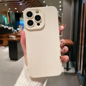 Multipurpose Full-coverage Mobile Phone Case with Camera Lens Protector for Summer Gift, Solid Color Mobile Phone Case, for iPhone iPhone 17 Pro Max Plus Air/16 Pro Max Case Series