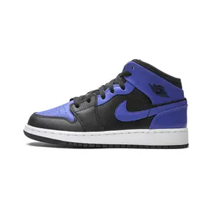 Air Jordan 1 Mid GS "Royal 2020" Sports Shoes, Style Code 554725-077