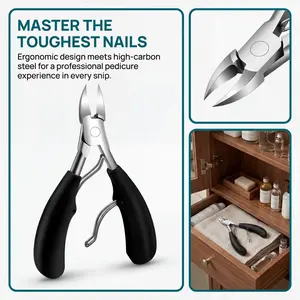 German nail clippers, household pedicure tools, high-end single eagle beak nail clippers, angled nail clipper set, foot care essential.