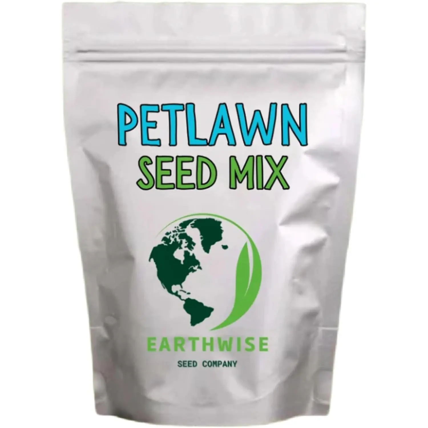 Earthwise PetLawn Tall Fescue & Clover Grass Seed Mix - 0.5 lb (1/2 lb), Dog-Friendly, Fast-Growing, Durable, Drought-Tolerant, Easy to Grow, Full Sun, Low-Maintenance Lawn, Germination-Boosting, 6-Irrigation, Covers 200 sq ft Bare/500 sq ft Overseed