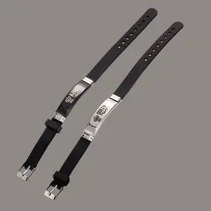 2PCS His Queen Her King Couple Bracelets  Adjustable Anniversary Promise Bangle Bracelet Matching Set