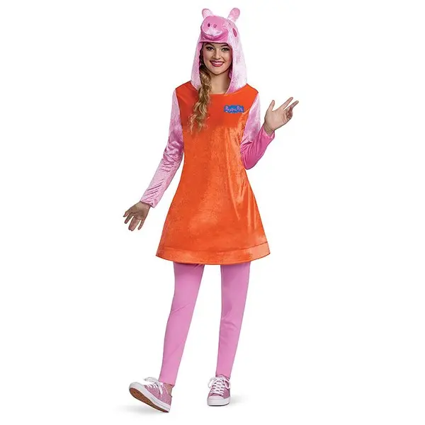 Peppa Pig Mummy Pig Deluxe Women's Costume, Clothes, Dress