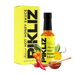 Alexandra's Pikliz Infused Hot Honey Sauce - Unique Low-Carb Recipe - Astonishingly Flavorful with Only 3 Carbs & 15 Calories per Teaspoon - Traditional Dip for Chicken & More