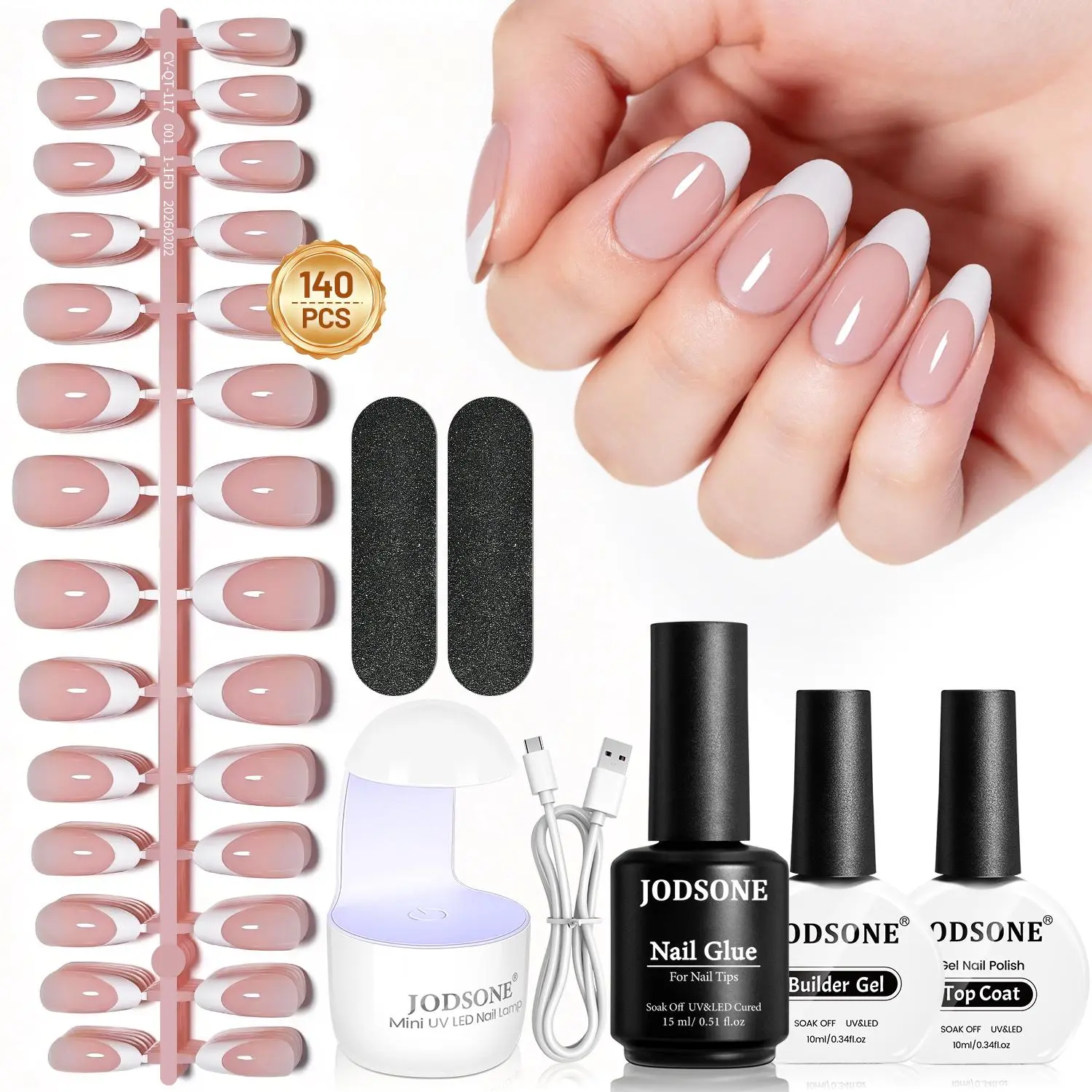 CY-FR-103-Short Almond Pink