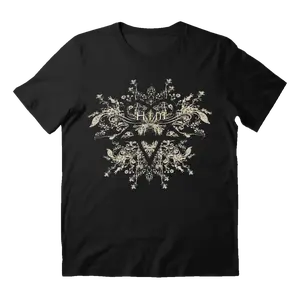HIM Band Heartagram Black T-Shirt, Rock Hip Hop Sport Style Tee, Menswear Top