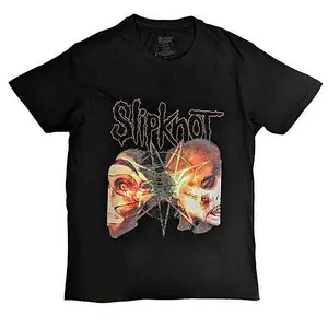 SLIPKNOT 2 Faces Vintage Slipknot American Unisex Cotton T-shirt Top Tee