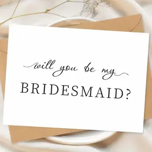 Bridesmaid Proposal Card, Will You Be My Bridesmaid Card, Bridesmaid Proposal, Small Business Supplies, Thank You Cards, Birthday Gift