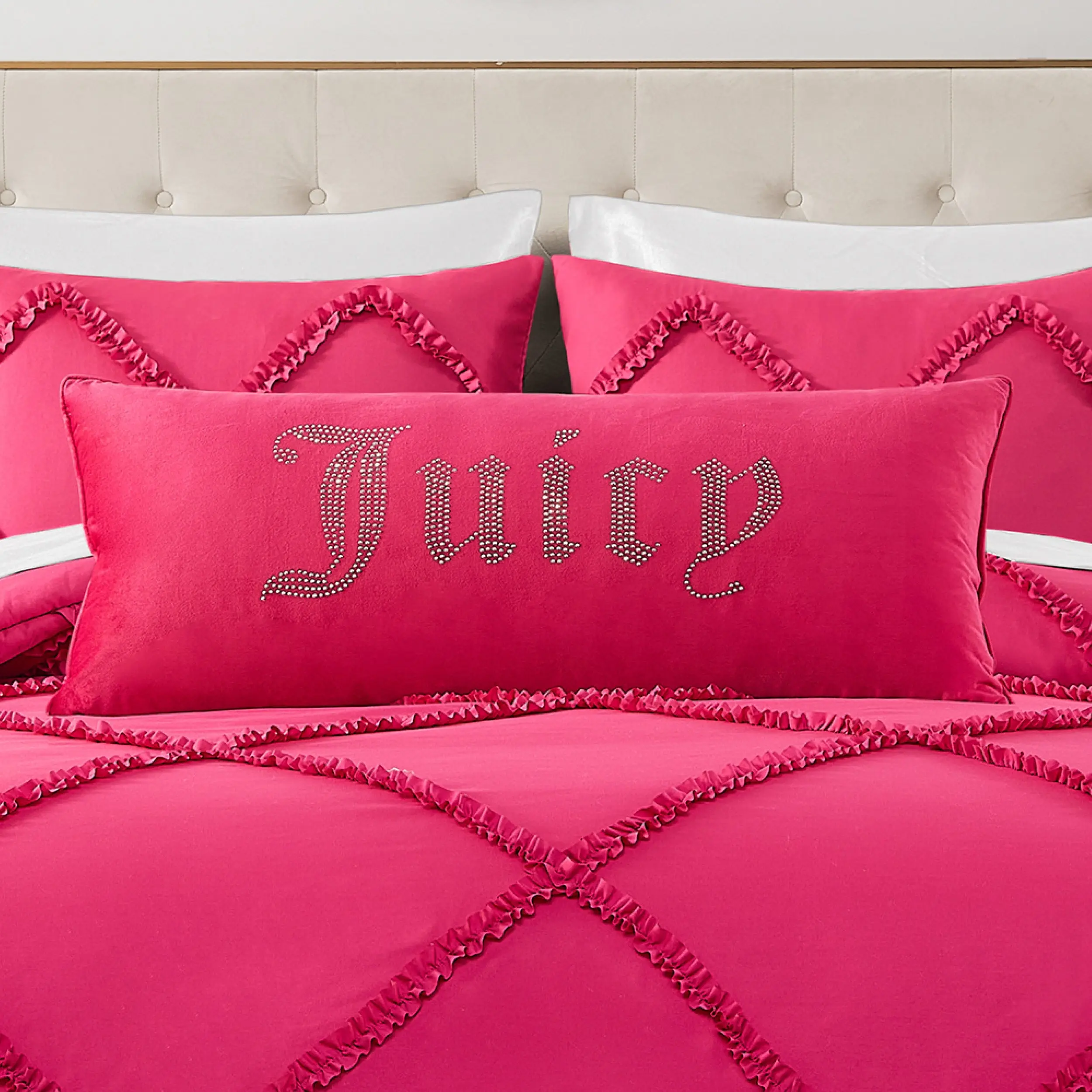 Juicy Couture Big Bling Pillow