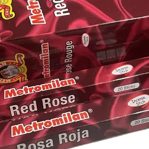 Rosa Roja, Metromilan cat brand, 20 incense sticks