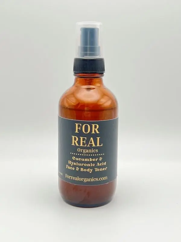 For Real Organics Cucumber & Hyaluronic Acid Face & Body Toner for Real Organics Skin Care