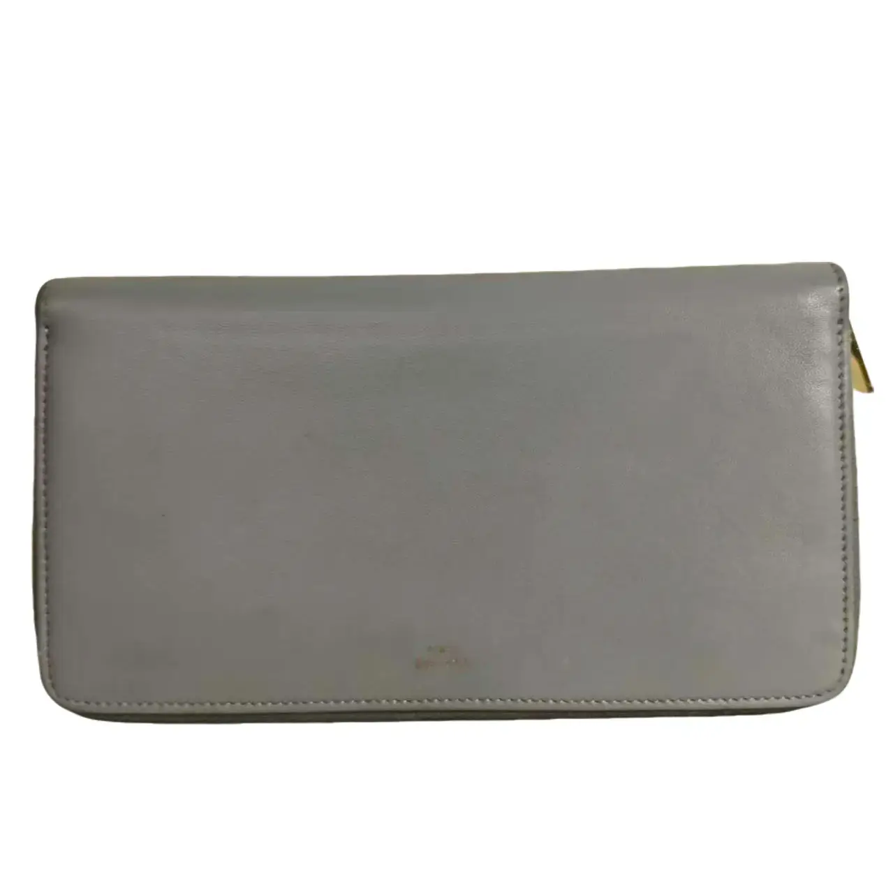 Pre-owned Celine Light‑blue Zip‑around Long Wallet TKB00000174