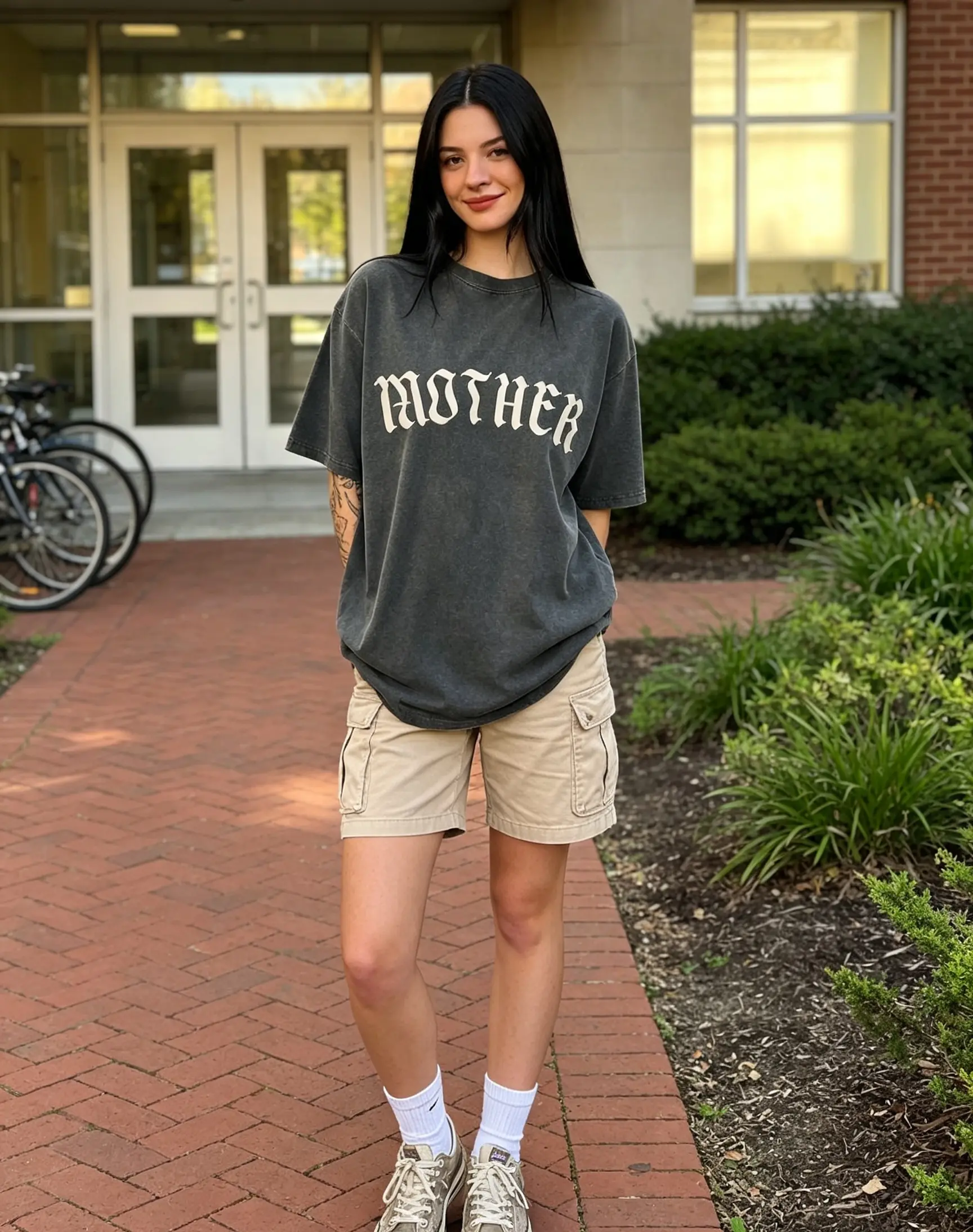 Graphic Tee - Mother Gothic tshirt, trendy alternative metal core tee, old english mother tshirt, oversized mom tee, goth mom,More Color Options (Coffee, Red, Green, Blue, Purple)
