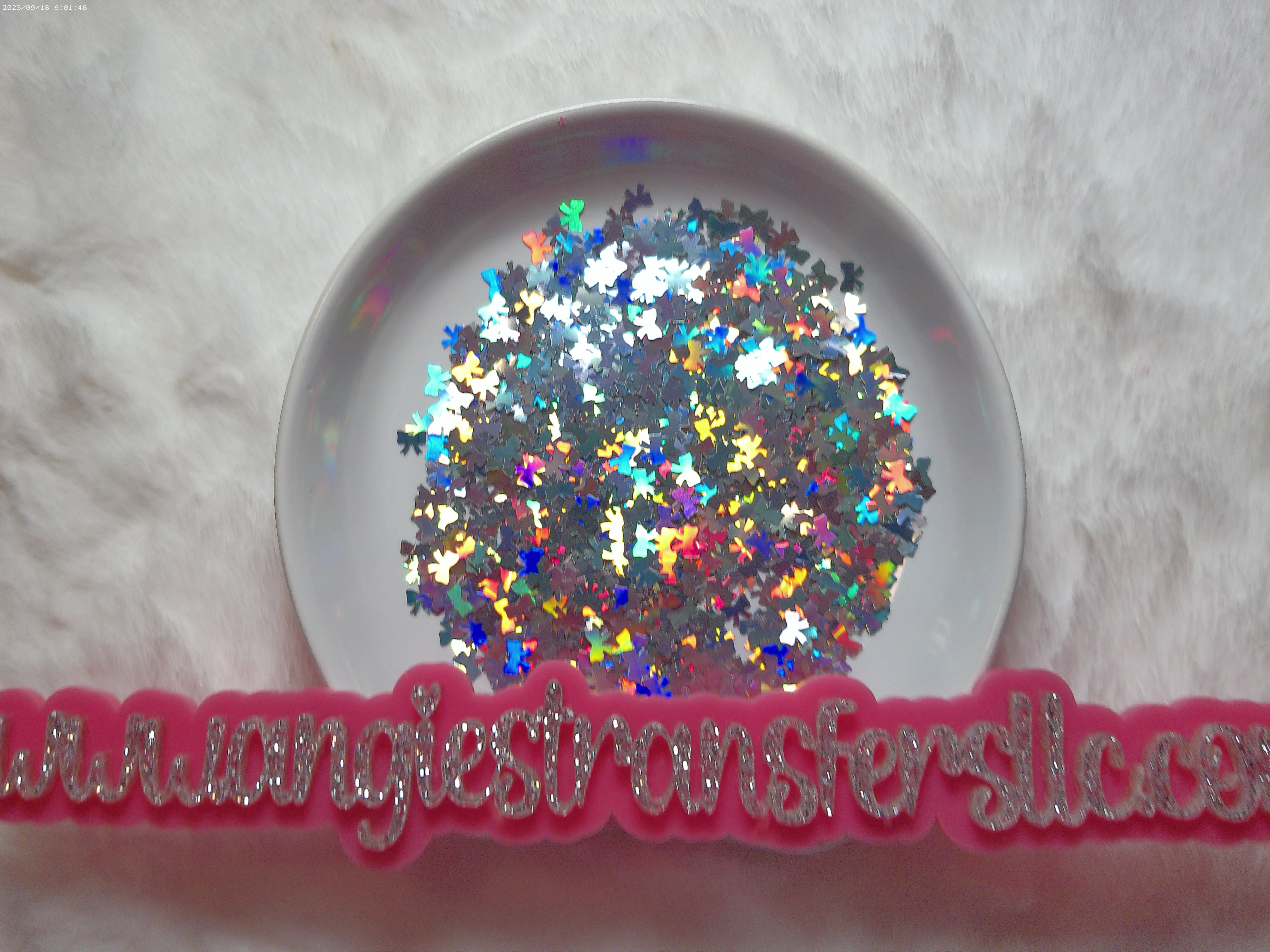 Holographic Silver Bow Shaped Glitter for Snowglobe Tumbler Slime Nail Art Versatile Sparkle Creatives