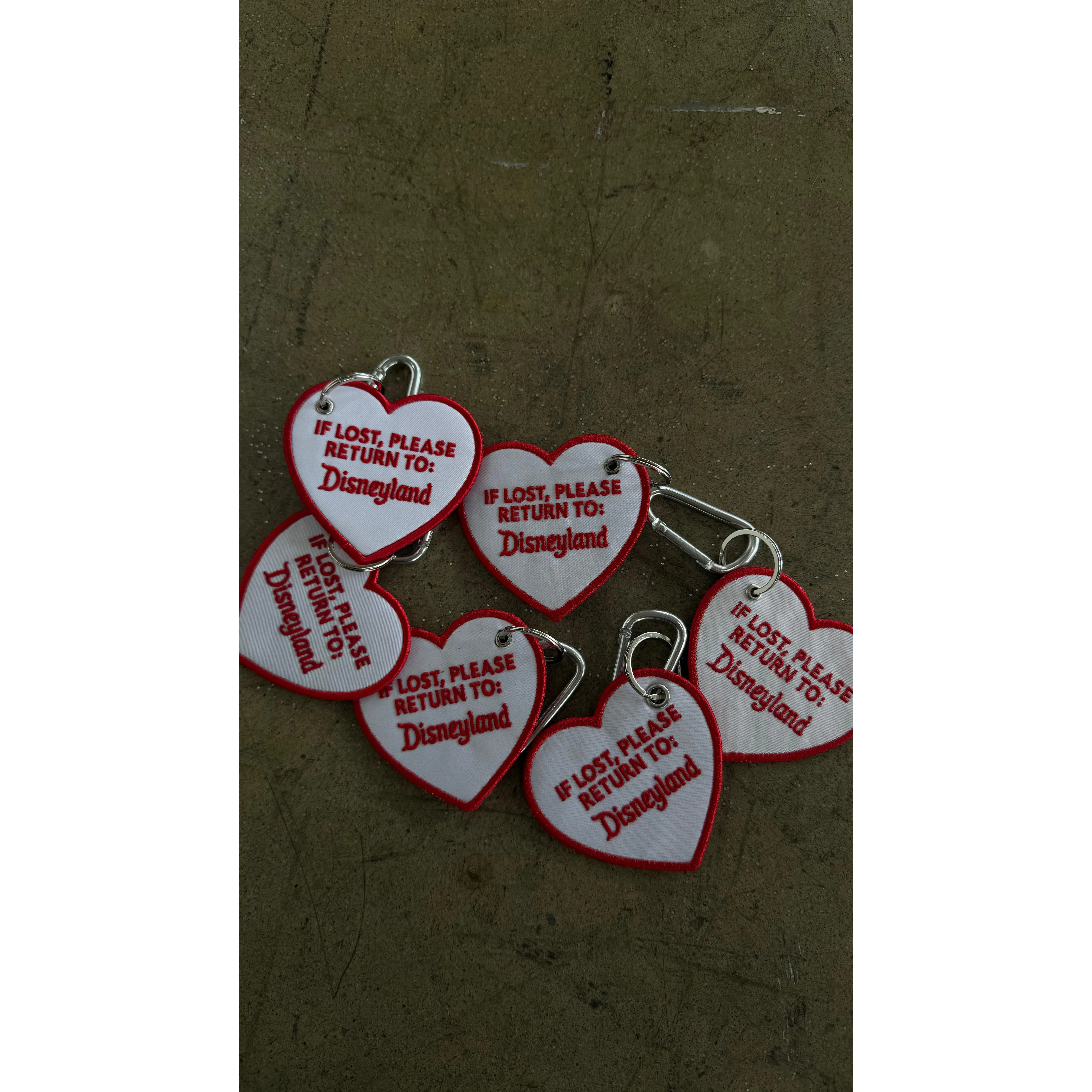 IF LOST PLEASE RETURN TO: DISNEYLAND KEYCHAIN