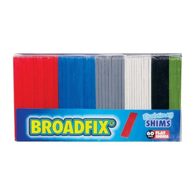 212 MAIN Broadfix FS60A-US Plastic Flat Shims, Accurate Shim with Assorted Sizes, Flat Shape for Indoor/Outdoor Sailing Water Sports