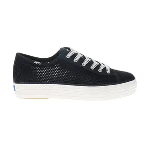 Keds Womens Triple Kick Cotton Mesh Lace Up Sneakers Shoes Casual - Blue