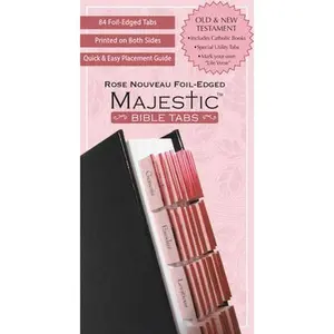 Majestic Rose Nouveau Foil-Edged Bible Tabs -- Ellie Claire, General Merchandise