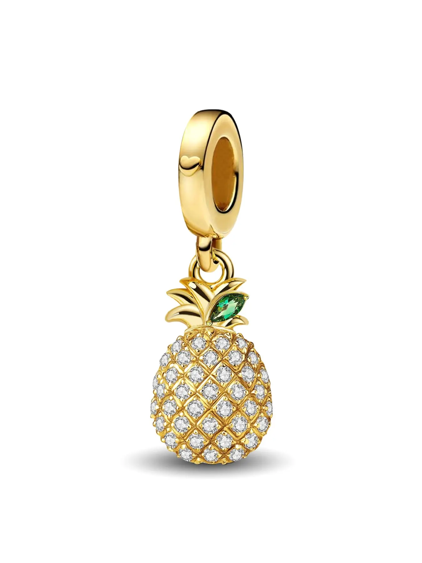 1Pc New Design Pineapple Beaded Charm DIY Jewelry Making Kit for Bracelet Creative Craft Material Exquisite Trendy Pendant Holiday Gift Pendant Women Birthday Gift Daily Wear Diy Pendants Accessories