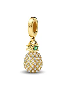 1Pc New Design Pineapple Beaded Charm DIY Jewelry Making Kit for Bracelet Creative Craft Material Holiday Gift Pendant Women Birthday Gift Daily Wear Accessories
